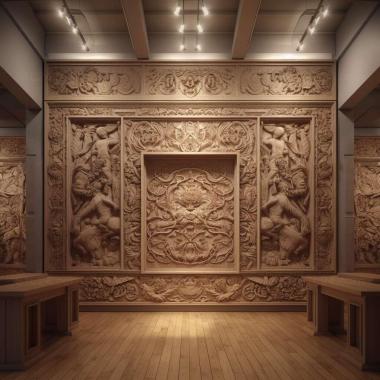 Patterns and decorations stl art museum 2 3d model